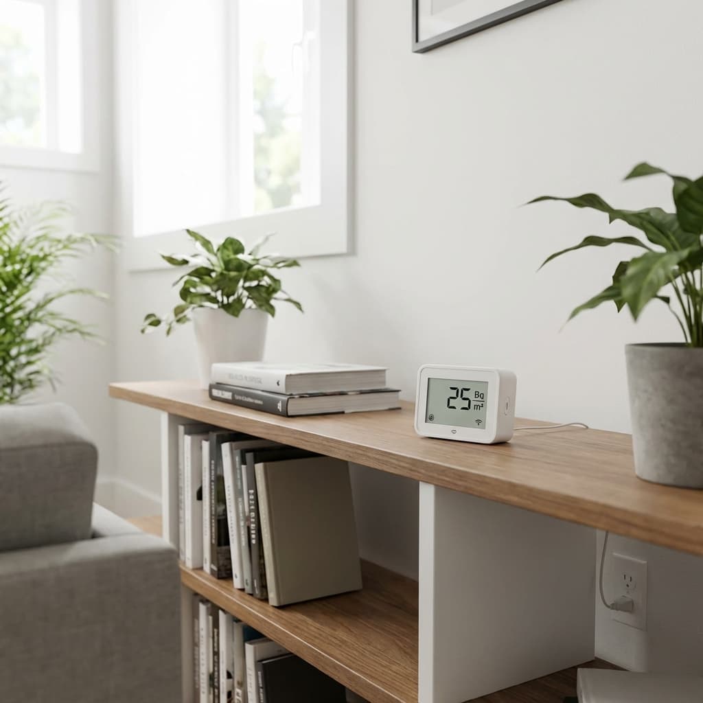 Mesure du radon (pour la vente/achat d'une maison)