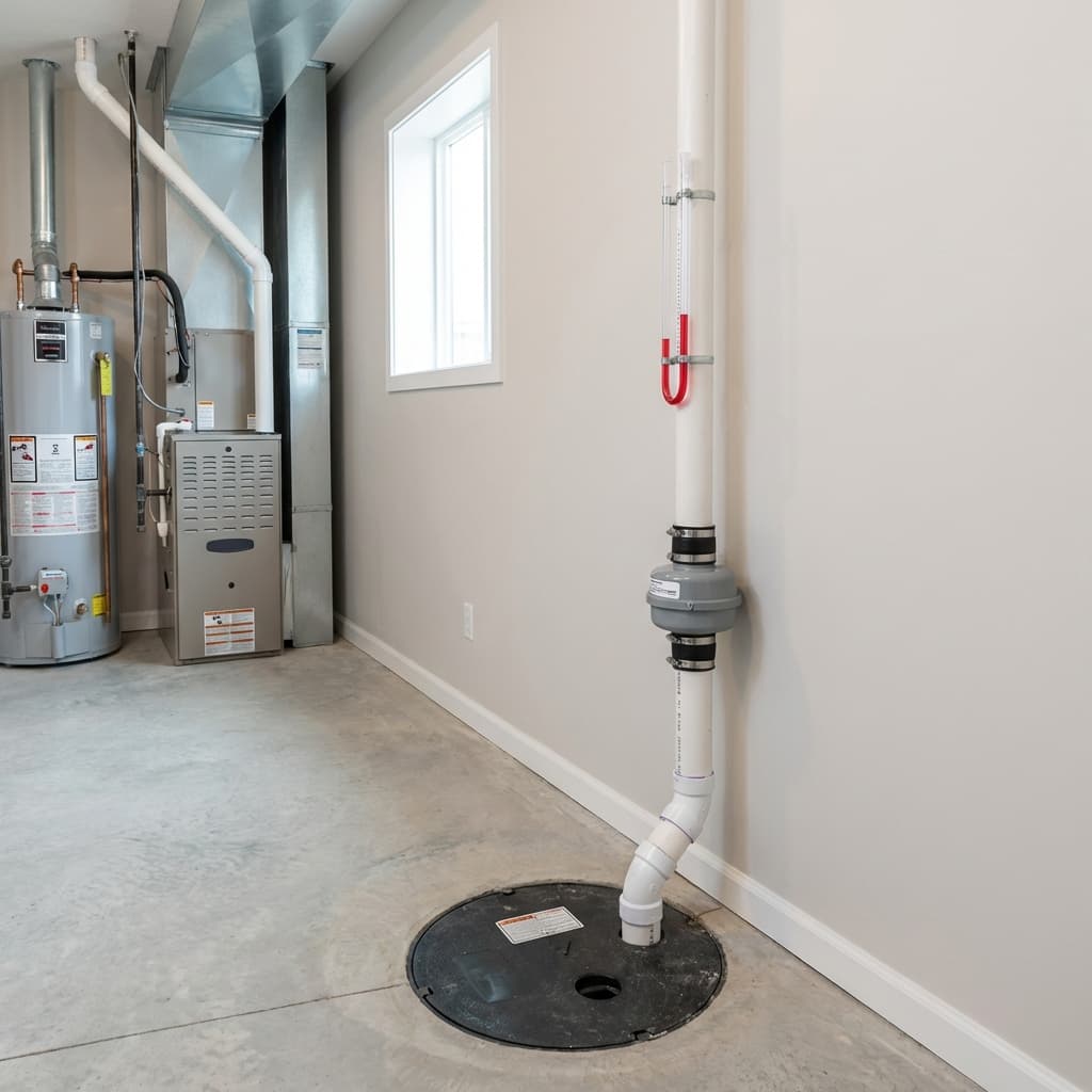 Atténuation du radon construction neuve